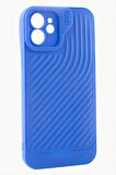 iPhone 12 6.1 Çizgili Lüx Gear Silikon Kılıf