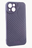iPhone 13 6.1 Çizgili Lüx Gear Silikon Kılıf