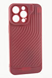 iPhone 14 Pro Max Çizgili Lüx Gear Silikon Kılıf