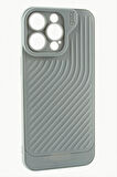 iPhone 14 Pro Max Çizgili Lüx Gear Silikon Kılıf