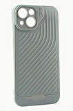 iPhone 15 6.1 Çizgili Lüx Gear Silikon Kılıf