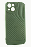 iPhone 15 6.1 Çizgili Lüx Gear Silikon Kılıf