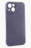 iPhone 15 6.1 Çizgili Lüx Gear Silikon Kılıf