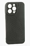 iPhone 15 Pro Max Çizgili Lüx Gear Silikon Kılıf