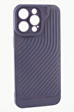 iPhone 15 Pro Max Çizgili Lüx Gear Silikon Kılıf