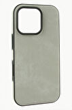 iPhone 16 Pro Nubuk Lüx Velvet Silikon Kılıf