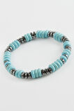 Hematit Turkuaz Doğaltaş Bileklik