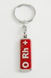 0 Rh Pozitif Kan Grubu Metal Anahtarlık