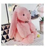 Uyku Arkadaşım PAPYONLU Uzun Kulak 65 cm Peluş Tavşan ve Eğitici Eğlenceli Etkinlik SETİ