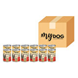 MYDOG SIĞIR PARÇA ETLİ YETİŞKİN KÖPEK KONSERVESİ 12 Lİ (400GR)