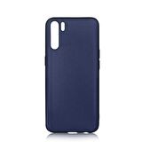 Smcase Oppo Reno3 Kılıf Lüks Mat Silikon  Nano Ekran Koruyucu