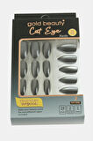 Gold 24'lü Kedi Gözü Takma Tırnak