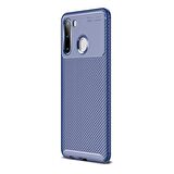 Smcase Samsung Galaxy A21 Kılıf Negro Karbon Silikon  Nano Ekran Koruyucu