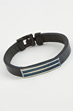 Çizgili Kaliteli Suni Deri Bileklik