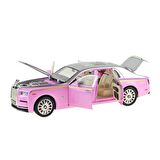 1:20 Ölçek Die-cast model Süper lüx Araba Metal Işıklı 26Cm Pembe