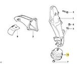 BMW E36 4 SİLİNDİR CORTECO MOTOR TAKOZU 11811141377