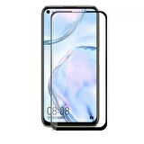 Smcase Huawei P40 Lite E Kılıf Mat Silikon  Tam Kapatan Ekran Koruyucu