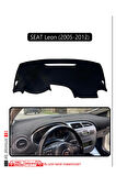 Seat Leon (2005-2012) Torpido Koruma  Halısı -  Siyah Kenar