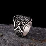 925 AYAR GÜMÜŞ MÜHRÜ SÜLEYMAN MODEL YÜZÜK