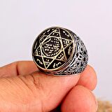 925 AYAR GÜMÜŞ MÜHRÜ SÜLEYMAN MODEL YÜZÜK