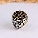 925 AYAR GÜMÜŞ MÜHRÜ SÜLEYMAN MODEL YÜZÜK