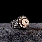 AYYILDIZ MODEL 925 AYAR GÜMÜŞ ERKEK YÜZÜK