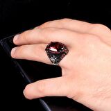 ZİRKON TAŞLI 925 AYAR GÜMÜŞ ERKEK YÜZÜK