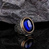 ZİRKON TAŞLI 925 AYAR GÜMÜŞ ERKEK YÜZÜK