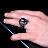 ZİRKON TAŞLI 925 AYAR GÜMÜŞ ERKEK YÜZÜK