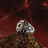 925 AYAR GÜMÜŞ ZİRKON TAŞLI AY YILDIZ MODEL YÜZÜK