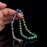 ZİRKON TAŞ GÜMÜŞ SET RENK DEĞİŞTİREN HİS TAŞI TESBİH 332