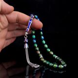 ZİRKON TAŞ GÜMÜŞ SET RENK DEĞİŞTİREN HİS TAŞI TESBİH 333