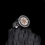 925 AYAR GÜMÜŞ HZ SÜLEYMAN MÜHRÜ TUĞRA MODEL YÜZÜK