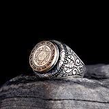 925 AYAR GÜMÜŞ HZ SÜLEYMAN MÜHRÜ ERKEK YÜZÜK