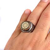 925 AYAR GÜMÜŞ HZ SÜLEYMAN MÜHRÜ ERKEK YÜZÜK