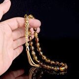 ZİRKON SET GÜMÜŞ PÜSKÜLLÜ ÇÖP FOSİLLİ DAMLA KEHRİBAR TESBİH
