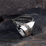 925 AYAR GÜMÜŞ MİKRO TAŞLI MODEL ERKEK YÜZÜK