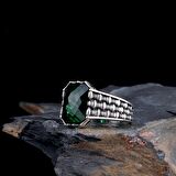 ZİRKON TAŞLI MODEL 925 AYAR GÜMÜŞ ERKEK YÜZÜK