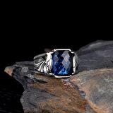 ZİRKON TAŞLI KARTAL MODEL 925 AYAR GÜMÜŞ ERKEK YÜZÜK