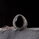 925 Ayar Gümüş Desen Motifli Erkek Model Yüzük