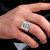 925 Ayar Gümüş Peygamber Efendimiz (SAV) Mührü Erkek Yüzük