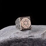 925 AYAR GÜMÜŞ HZ SÜLEYMAN MÜHRÜ MODEL ERKEK YÜZÜK