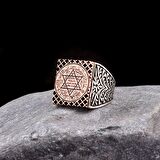 925 AYAR GÜMÜŞ HZ SÜLEYMAN MÜHRÜ MODEL ERKEK YÜZÜK