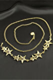 Yıldızı Metal Zincir Kemer