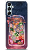 Samsung Galaxy M14 uyumlu Girls 18 Koruma Kılıfı Yıldızlar ve Kitaplar