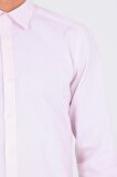 Pembe Slim Fit Gömlek | S