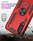 Smcase Huawei P Smart Pro Kılıf Vega Yüzüklü Tank Kapak