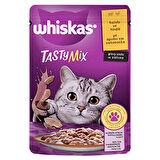 Whiskas Tastymix Sos Içinde Kuzulu ve Hindili Yetişkin Kedi Pouch6 Adet 85 Gr 