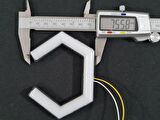 W Tipi Angel, 100mm, Beyaz, 2 Adet