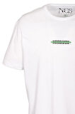 Erkek Oversize Tişört Beyaz Sırt Baskılı Bisiklet Yaka %100 Pamuk Slim Fit Baskılı T-shirt NCS JEANS 1190